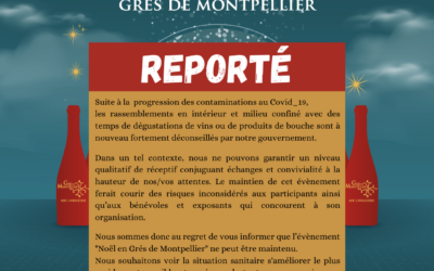 Report salon « Noël en Grés de Montpellier » 11 et 12 décembre 2021 à l’Opéra Comédie